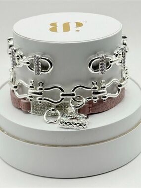 Bomb Party - 2026 Spring Stacks ST67617 “High-Maintenance Chic” Silver/ CZ NIB